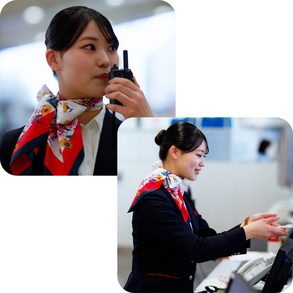 旅客ハンドリングの業務